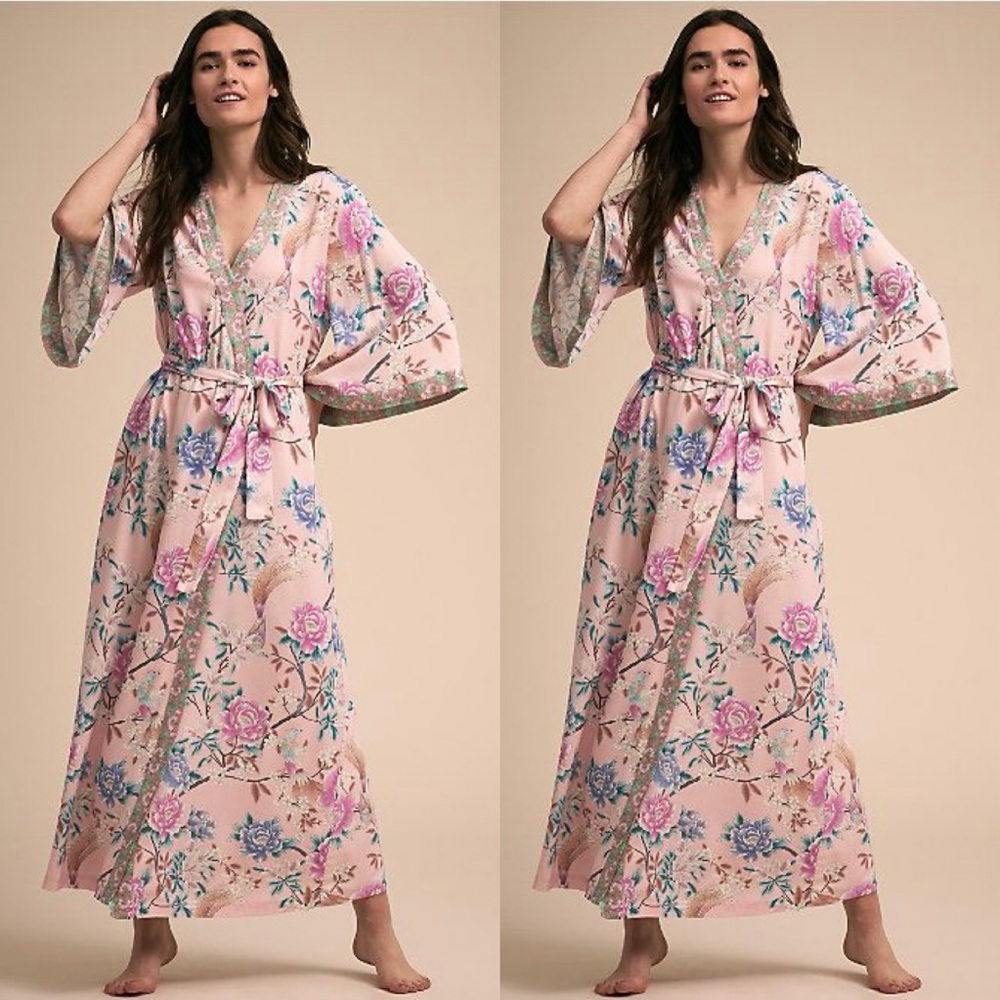 BHLDN Pink Talulah Robe x Homebodii - Picture 3 of 8